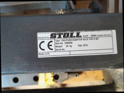 STOLL Adapter Euro - Dreipunkt