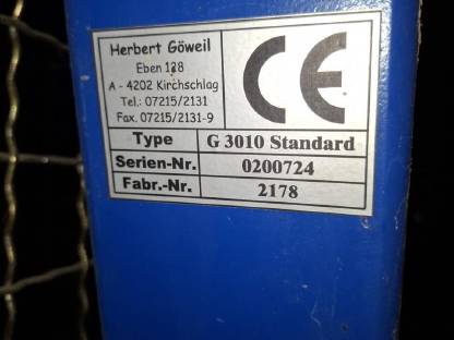 Göweil G 3010 Standard Wickelmaschine