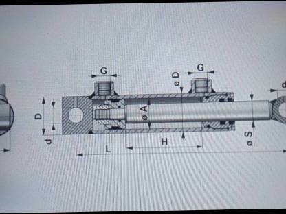 Bild 5:Hydraulikzylinder dw