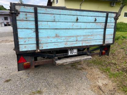 Bild 3:Anhänger Plateau inkl. Verladehilfe