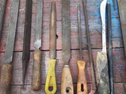 Bild 4:Alte Feilen Werkzeug