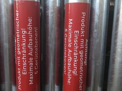 Bild 2:Fassadengerüst RINGER