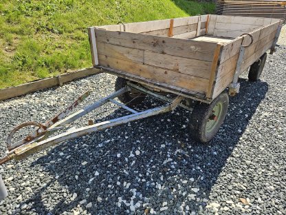 Traktoranhänger 2-Achs mit Bordwänden