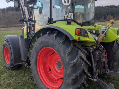 Bild 6:Claas Arion 420 100 PS Frontlader FKH mit FZW wenig Bstd.