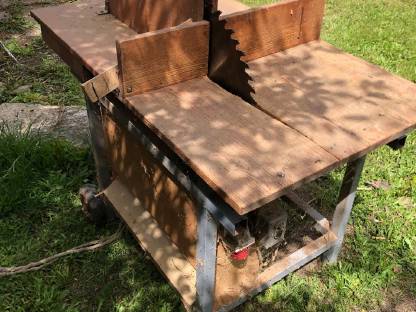 Bild 2:Brennholzkreissäge