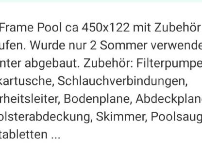 Bild 2:Intex Frame Pool 450x122