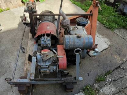 Standwinde mit Wisconsin-Motor