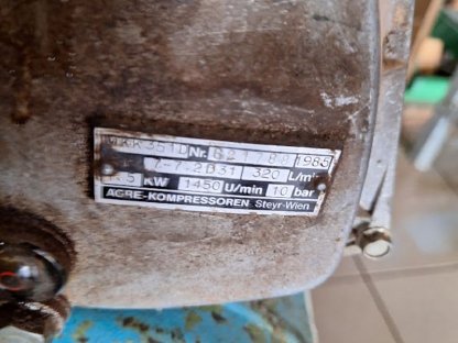 Bild 2:AGRE Kompressor MKK 351D