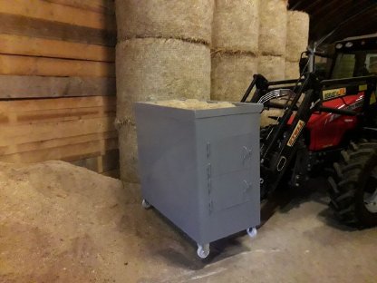 Bild 5:Spänekiste, Schaufel, Schüttgutbox