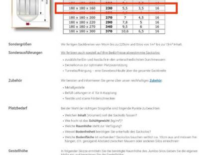 Bild 2:Sacksilo 3,5 t Neu