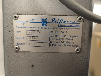 Bild 6:Dosenverschlussmaschine S80 BS, Stiller