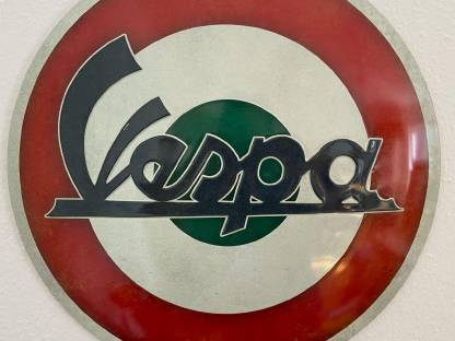 Vespa Logo Schild 35 cm
