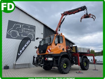 Unimog U20 mit Werner Kranaufbau , nur 7500 kg , Rarität