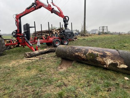 Bild 4:Kegelspalter mit Konsole für Rückewagen 800-1.100 cm