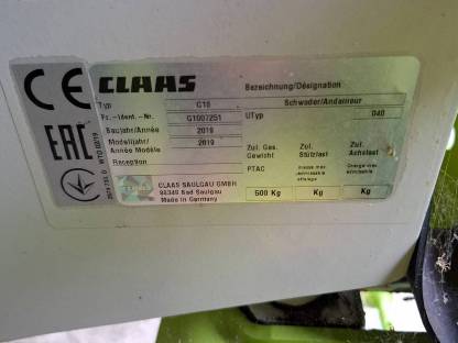 Bild 3:Schwader Claas Liner 370