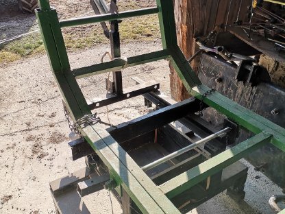 Bild 5:Selbstgebautes Holzbündelgerät