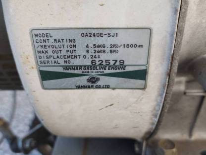 Bild 4:Schneefräse YANMAR YSR 90 F