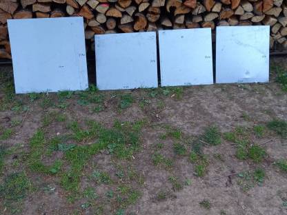 4 verzinkte Bleche 1 mm stark