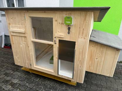 Bild 4:Hühnerstall wetterfest und wintertauglich