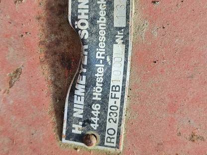 Bild 3:Niemeyer RO 230 Mähwerk Frontmähwerk