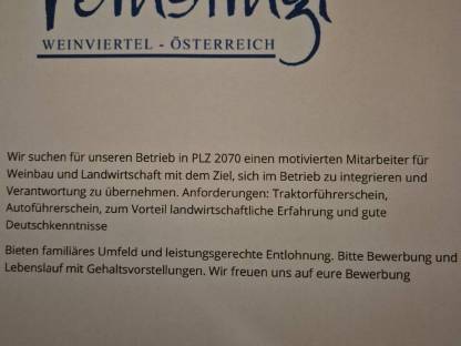 Bild 2:Mitarbeiter für Weinbau und Landwirtschaft