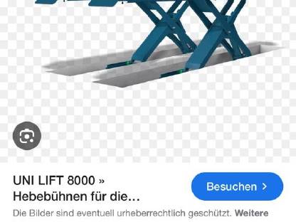 Scherenhebebühne UNI LIFT 8000