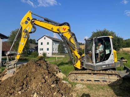 Bagger Vermietung Wacker Neuson ET90