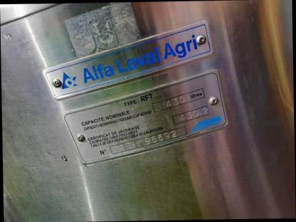 Bild 3:Milchtank Alfa Laval 430 l