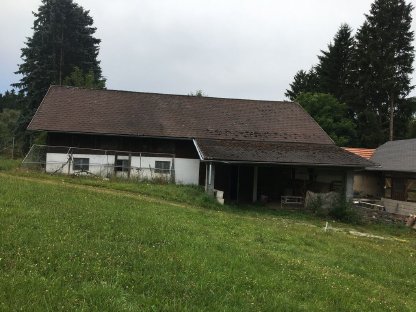 Bild 3:Stallgebäude in absoluter Alleinlage