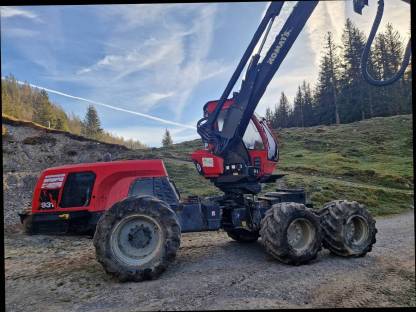 Bild 2:Harvester Komatsu 931