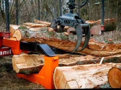 Langholzspalter, Holzspalter für über 5 m Länge