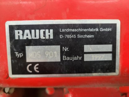 Bild 5:Rauch MDS 901 Düngerstreuer