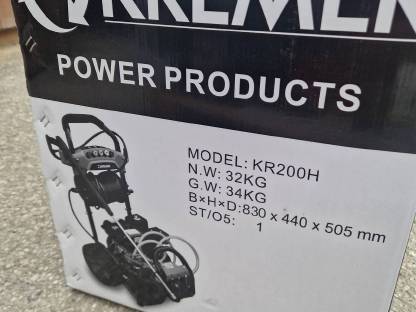 Kremer Hochdruckreiniger Benzinmotor KR 20 H