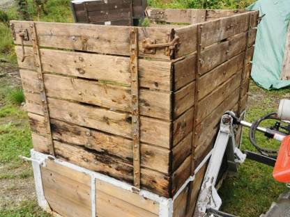 3-Punkt Mulde Holzkiste