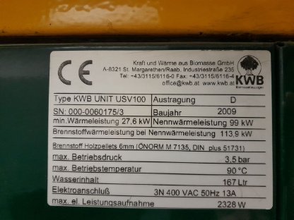 Pelletskessel KWB