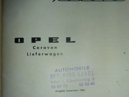 Typenschein, Betriebsanleitung, Ersatzteillisten