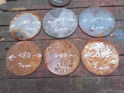 Runde Platten 3/4/6/12 mm