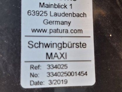 Bild 2:Schwingbürste Maxi Patura