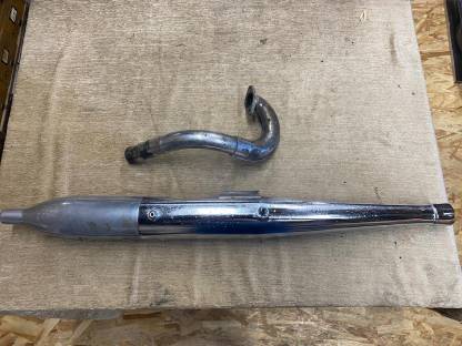 Puch MC 50 Auspuff Original