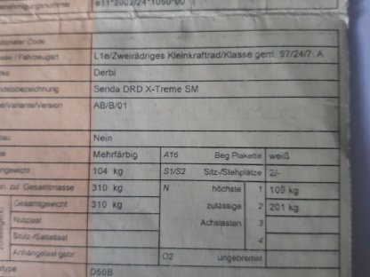 Bild 4:Moped Derbi Senda DRD X-Treme SM