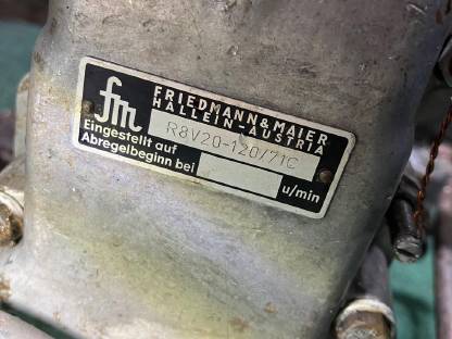 Bild 6:Friedmann und Maier Einspritzpumpe