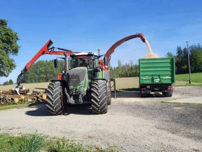 Bild 4:Hackguterzeugung - Handel und Transport