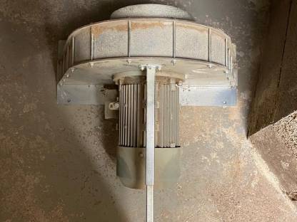 Bild 4:Lagerraumbefüllung für Hackschnitzelanlage