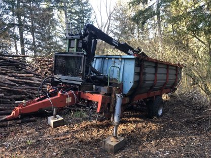 Bild 2:Forstkran, Rückewagen, Forstanhänger Igland