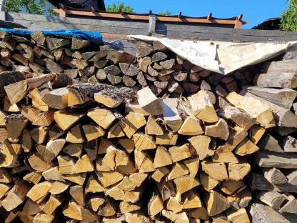 Eichen Brennholz
