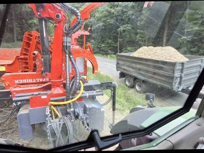 Bild 3:Hackguterzeugung - Handel und Transport