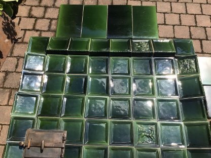 Bild 6:Kachelofen zerlegt und verpackt