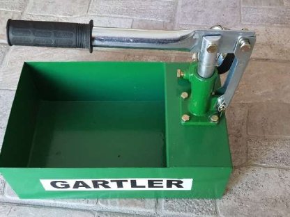 Befüllpumpe-Set mit Einzelventil und Manometer, 25 bar