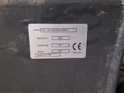 Bild 3:Einstreugerät A901.130 Weidemann