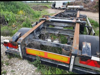 Bild 7:Cranab Greifer, 6-t Rotator, Möslein Container Anhänger